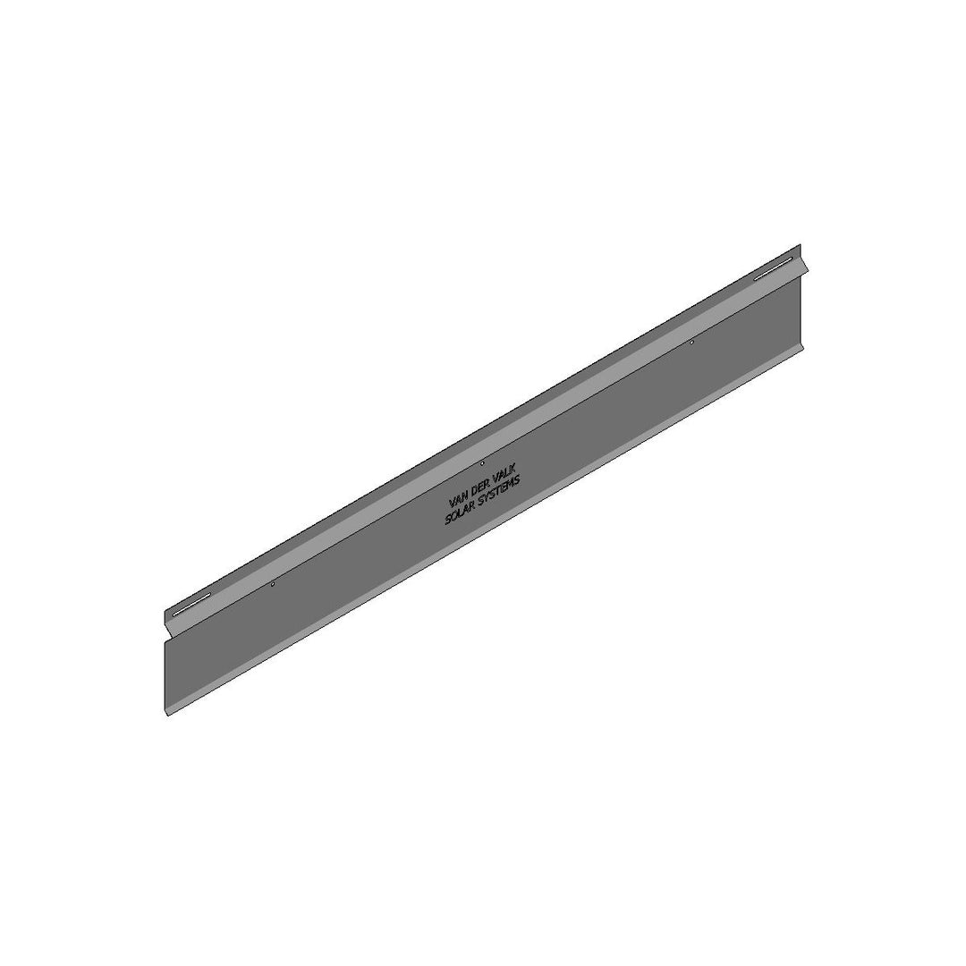 Van Der Valk Solar-Verzinkte Achterplaat Valkpro+ L15° L=1780Mm (742525)