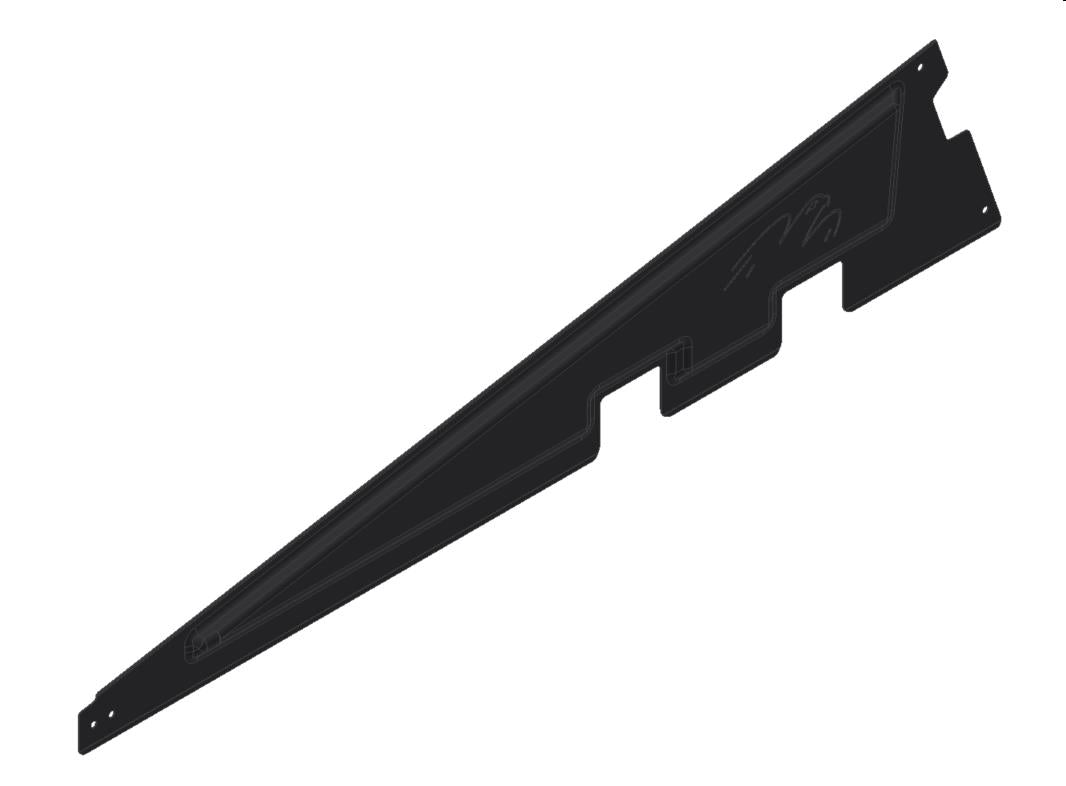 Van Der Valk Solar-Verzinkte Zijplaat Valkpro+ L10° Universeel Zw (742540Zw)