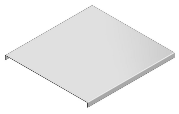 Van Der Valk Solar-Verzinkt Deksel Draadgoot B=200 L=2000Mm (760302002000)