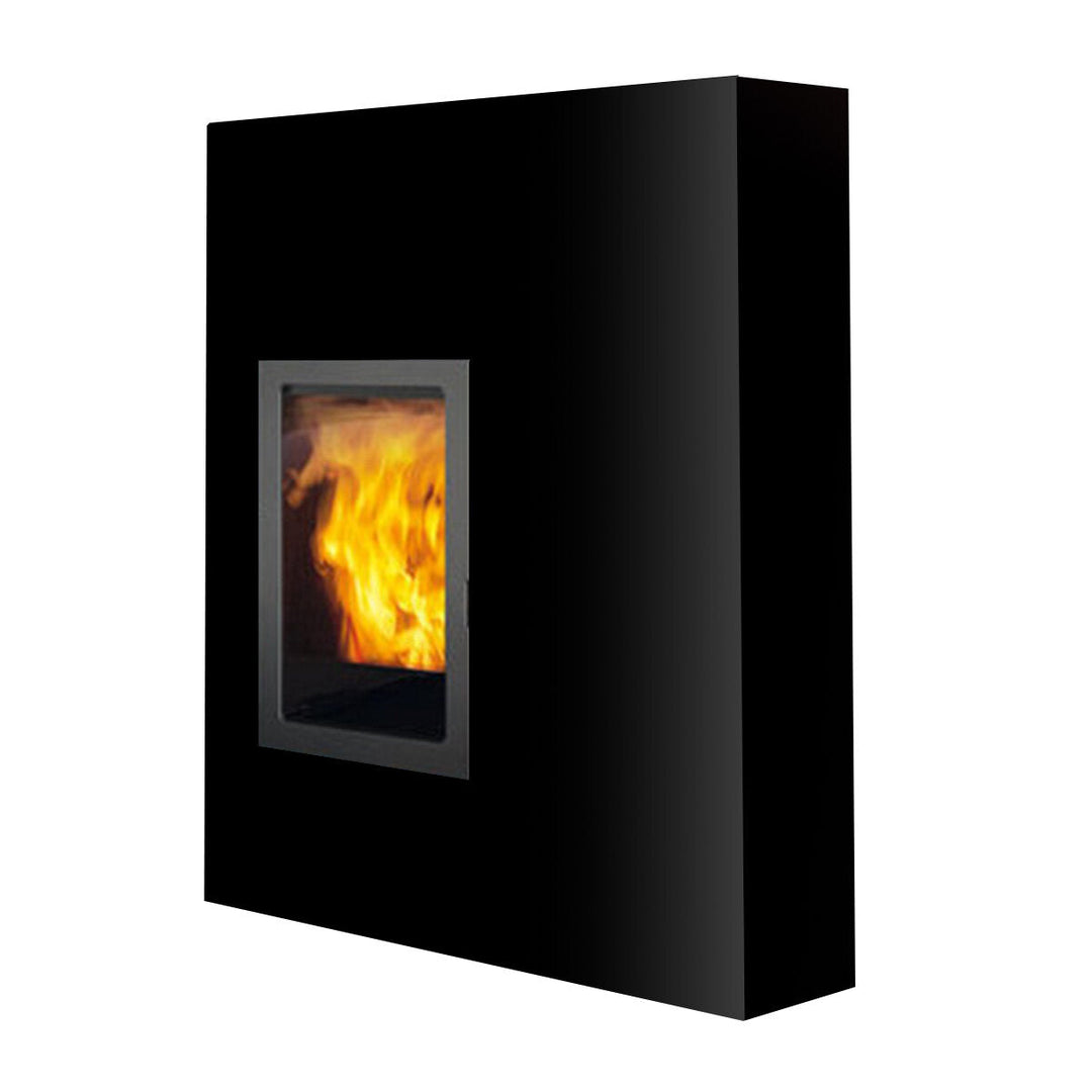Edilkamin Blade2 12 Up bordeaux – Pelletofen, 12 kW, WLAN, Bordeaux