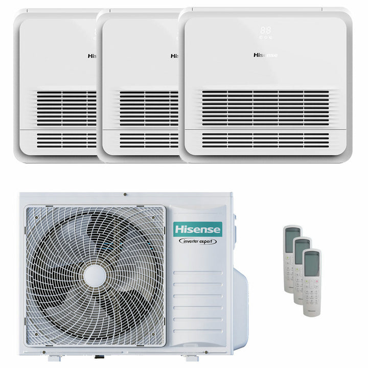 Hisense Standgerät AKT 9000+12000+18000 BTU – Multisplit-Klimagerät (3x), 8/9 kW, R32, A++/A+