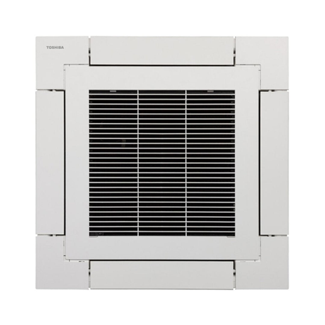 Toshiba Kassettengerät Kompakt U2 4-Wege 9000+12000 BTU – Multisplit-Klimagerät (2x), 4/4,4 kW, R32, A++/A++