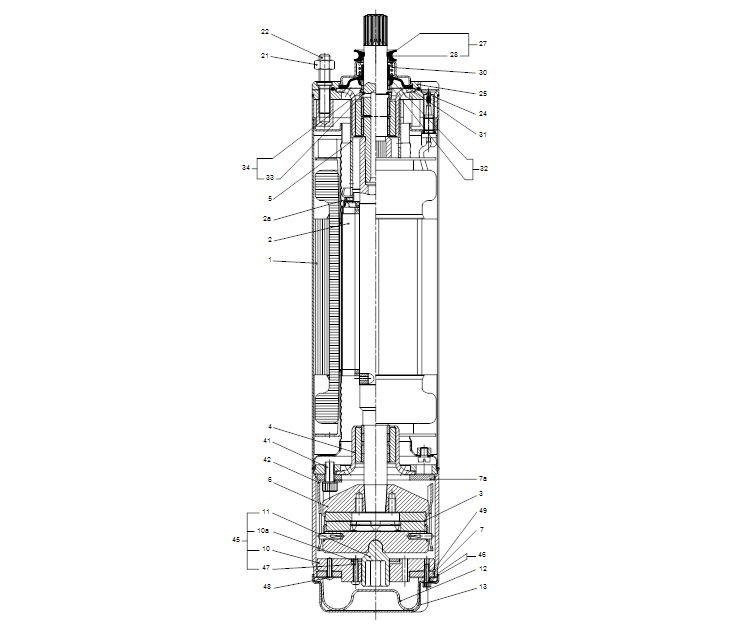 GRUNDFOS Unterwasserpumpe SP 30-8 Nr. 13A16908