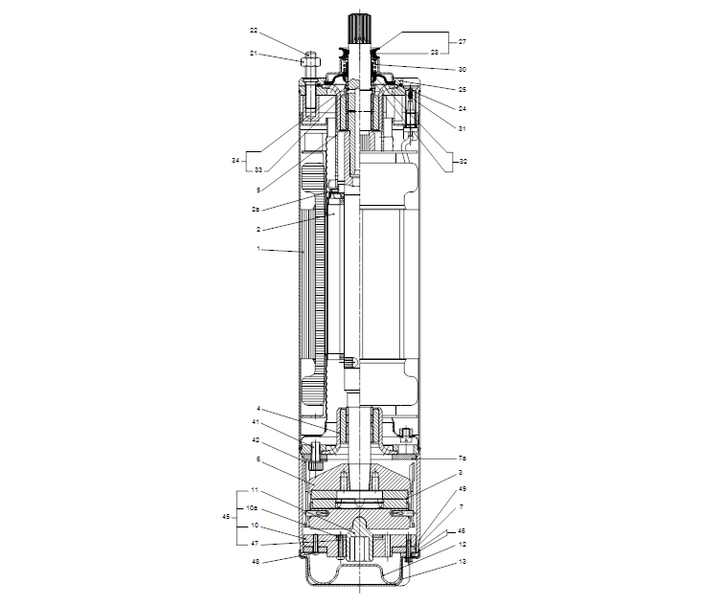 GRUNDFOS Unterwasserpumpe SP 30-8 Nr. 13A16908