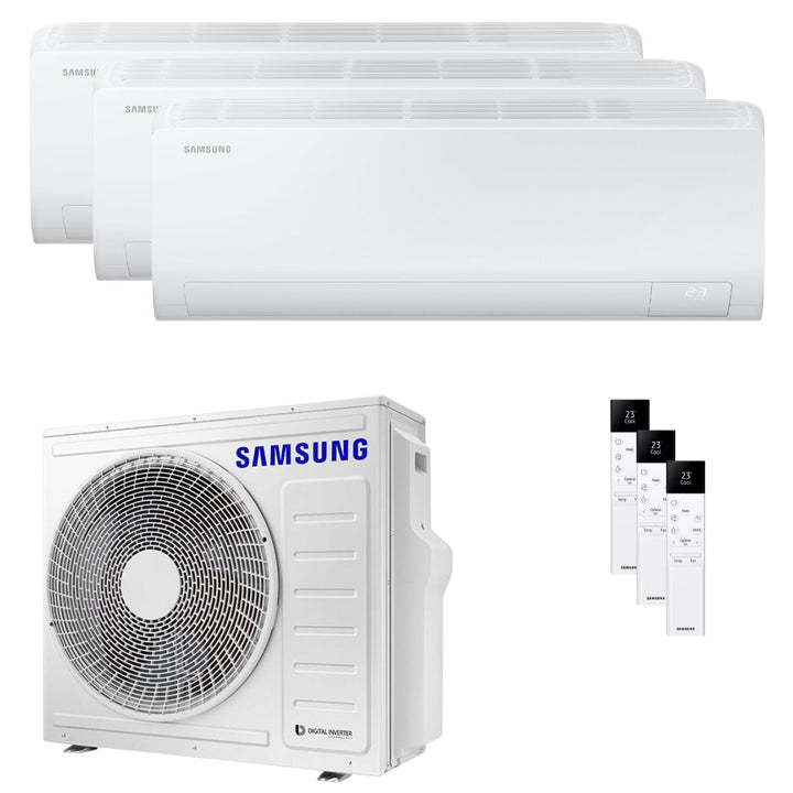 Samsung Cebu S2 12000+12000+12000 BTU – Multisplit-Klimagerät (3 Innengeräte), 6,8/8 kW, R32, A++/A+, WLAN