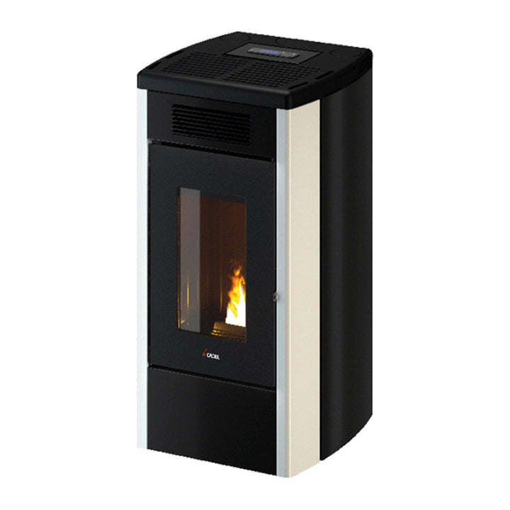 Cadel Atena Plus 14 luftgeführt, kanalisierbar – Pelletofen, 14 kW, WLAN