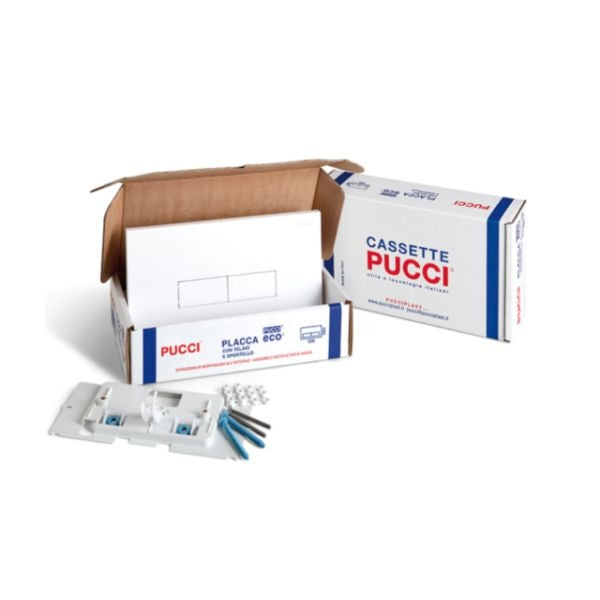 Pucci Plast Platte mit Rahmen ECO weiß 80179560