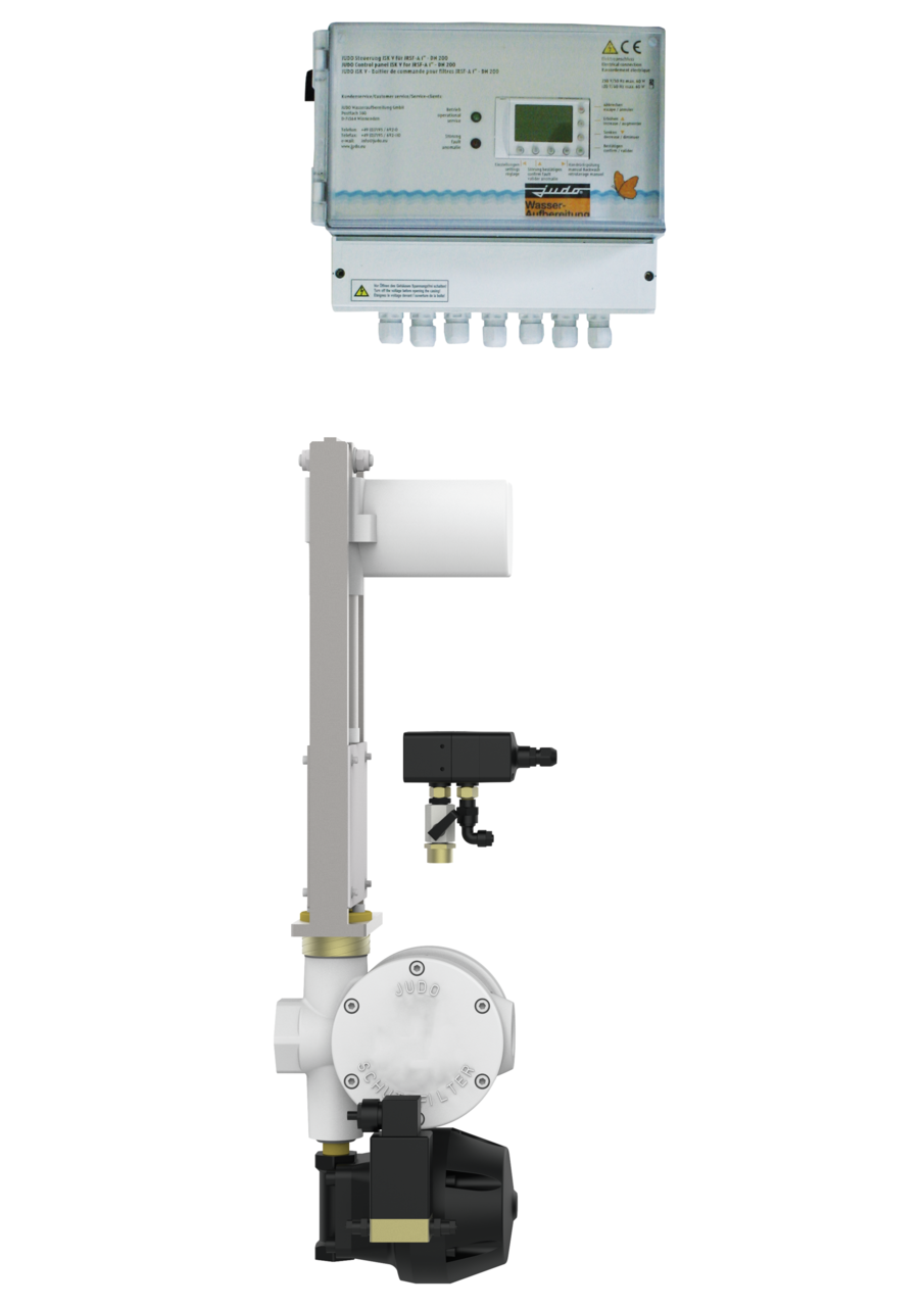JUDO JRSF-HW-ATP 2" 320 µm, Nenndurchfluss 22 m³/h, Rohranschluss 2" IG Automatik-Rückspül-Schutzfilter