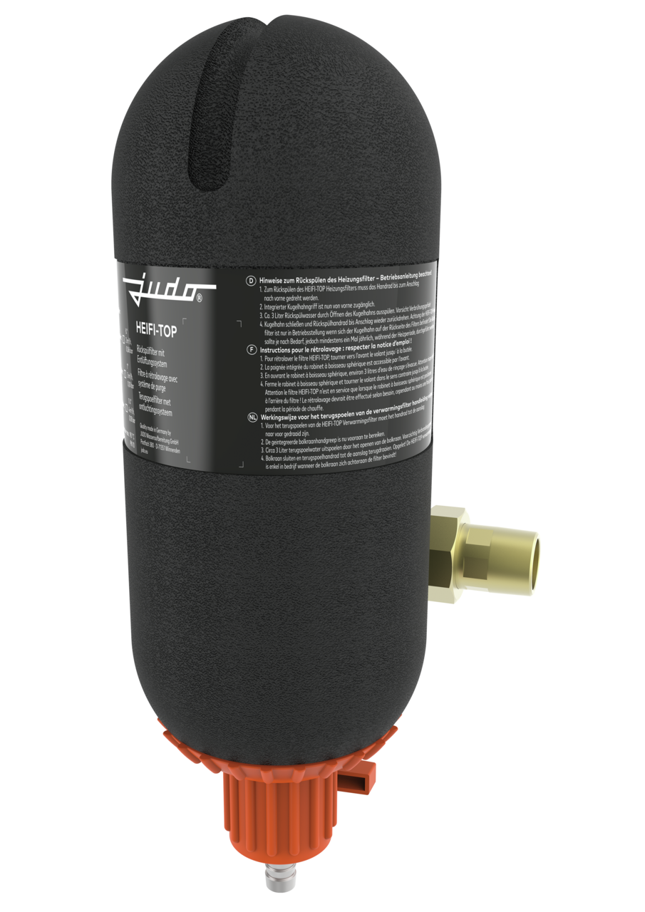 JUDO JHF-T 1¼", Rohranschluss 1¼" AG Rückspülfilter