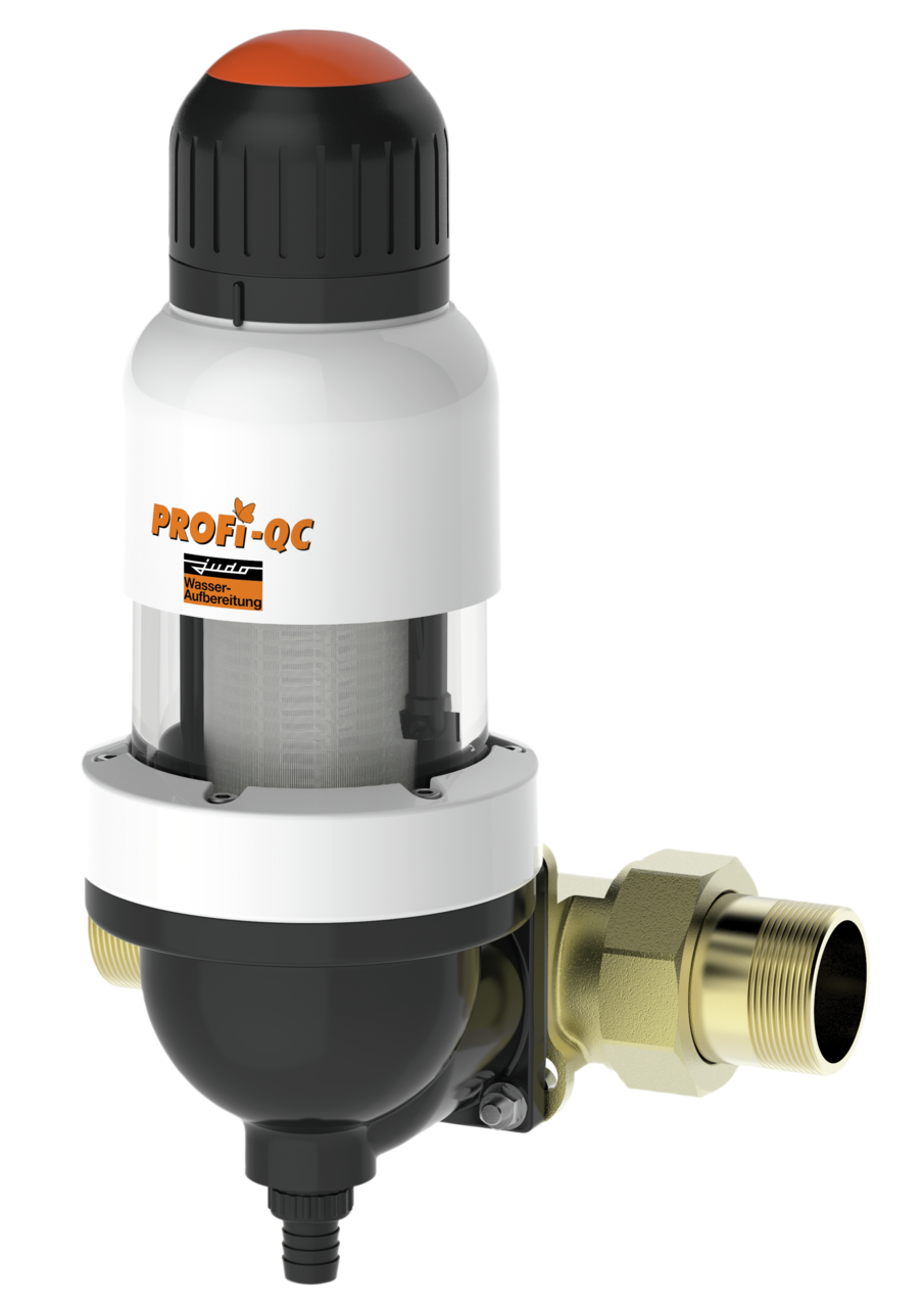JUDO JPF-QC 2" 500 µm Rückspül-Schutzfilter JPF-QC 2" 500 µm, Nenndurchfluss 22 m³/h, Maschenweite 0,5 mm