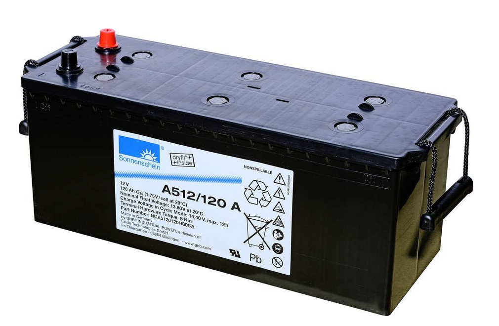 Sonnenschein A512/120 A - 12 V 120 Ah VRLA-Gel-Batterie