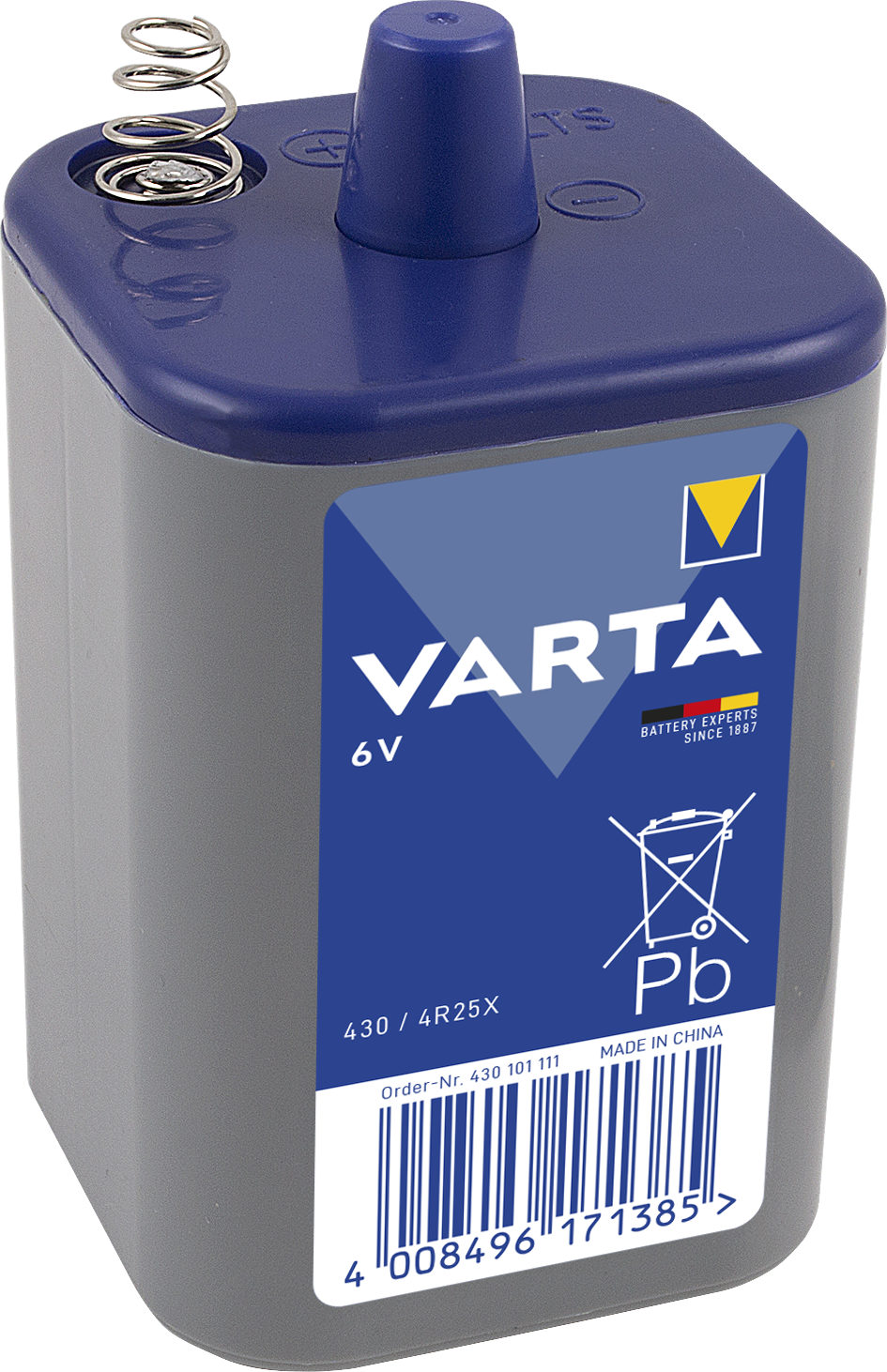 Varta Longlife Zink-Kohle Batterie 430 / 4R25 6V