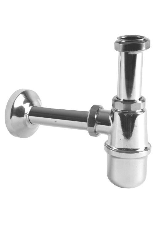 OMP Tea Flaschensiphon 1" für Waschtisch, Messing