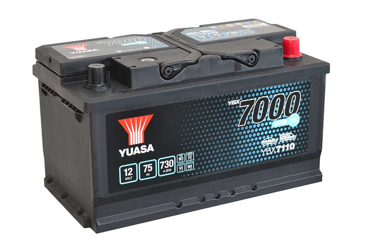 Yuasa EFB Start-Stop Batterie YBX7110 12V 75Ah 730A (YBX7000 Serie)