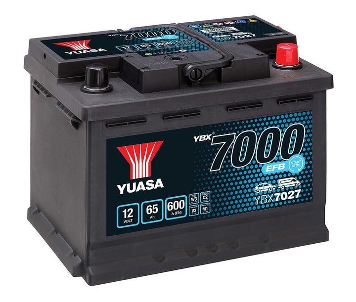 Yuasa EFB Start-Stop Batterie YBX7027 12V 60Ah 560A (YBX7000 Serie)