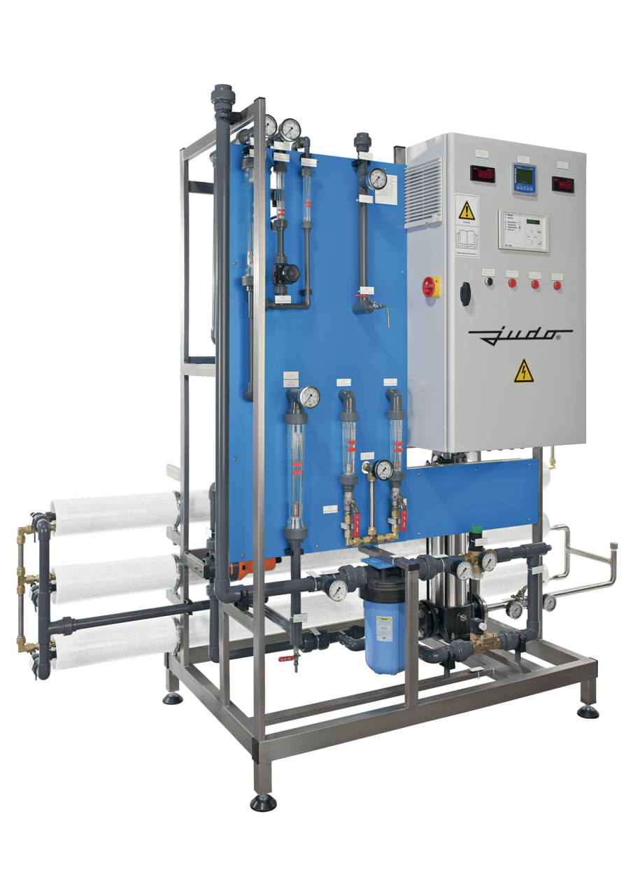 JUDO CONTIPURE 1100, Restleitfähigkeit unter < 0,2 µS/cm Reinstwassersystem