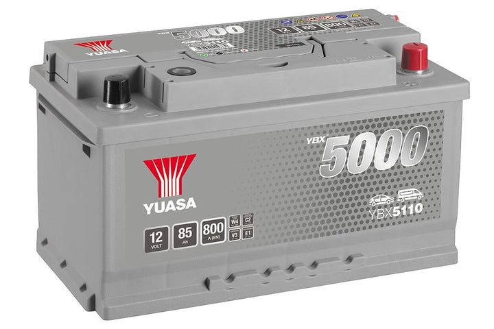 Yuasa Autobatterie YBX5110 12V 85Ah 800A (YBX5000 Serie)