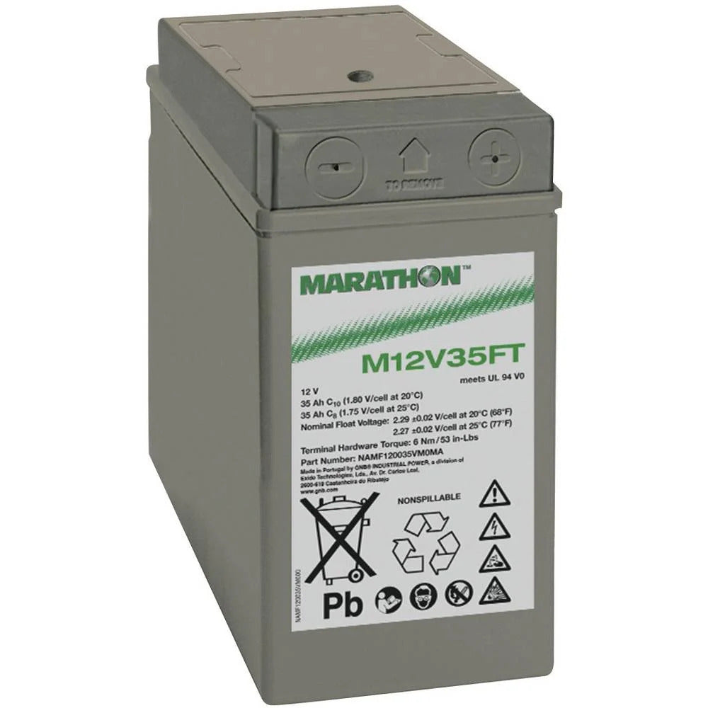 Exide Marathon M12V35FT V0 - 12 V 35 Ah Front-Terminal Bleiakku