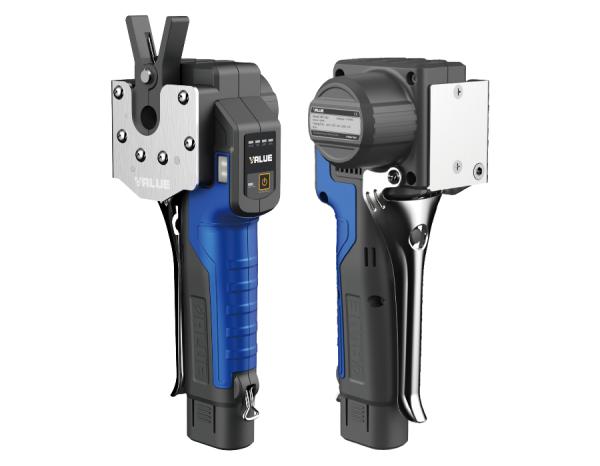 Value TF-VET19LI-S Akku-Bördelgerät mit USB-C-Ladeanschluss, Rohr 1/4"–3/4"