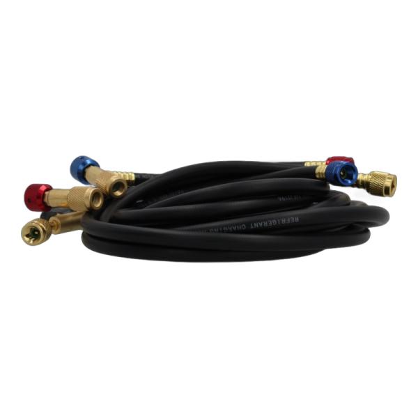 Javac JAV-1071 Füllschlauch-Set Safe Seal 1/4", 3 Schläuche, 183 cm