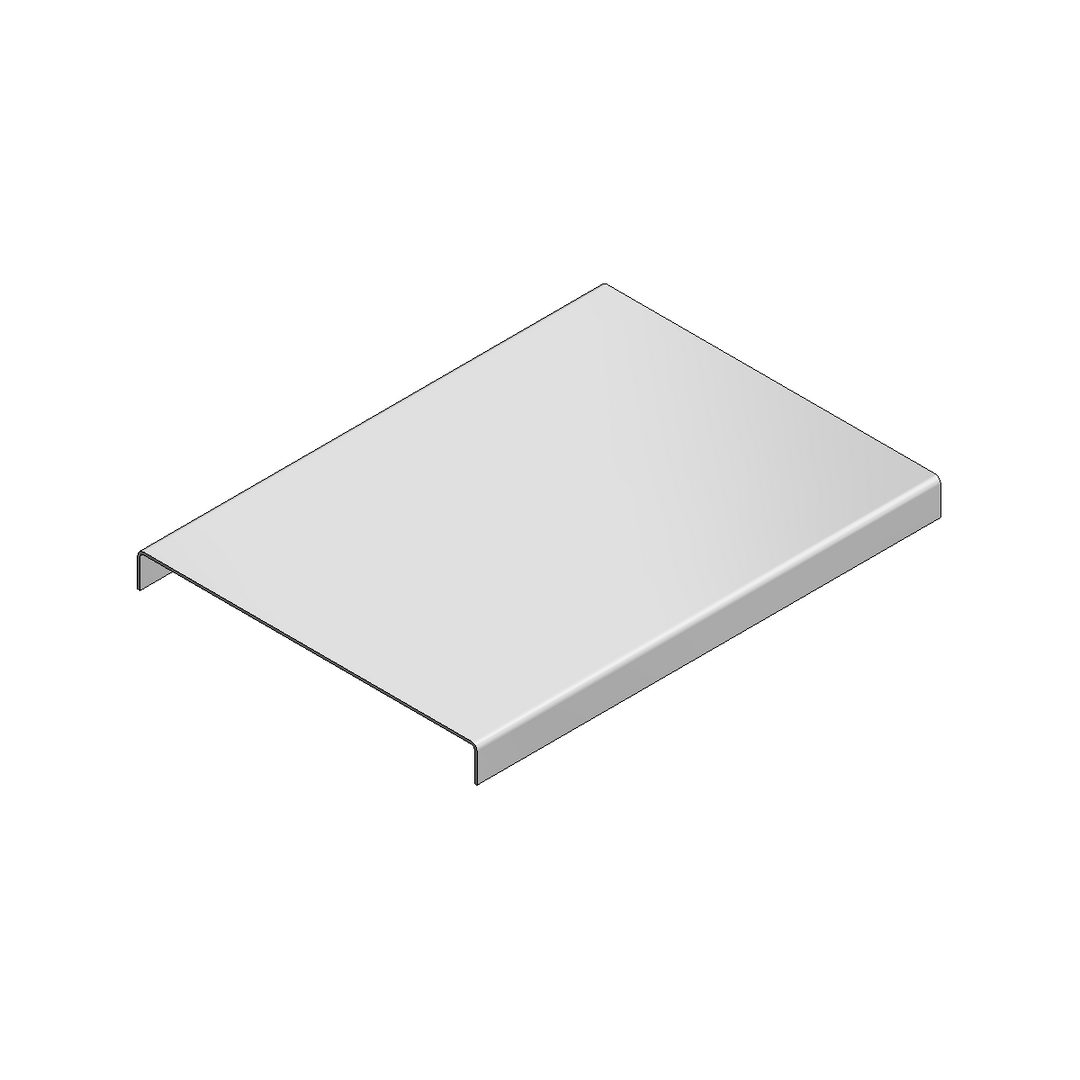Van Der Valk Solar-Verzinkt Deksel Draadgoot B=100 L=2000Mm (760301002000)