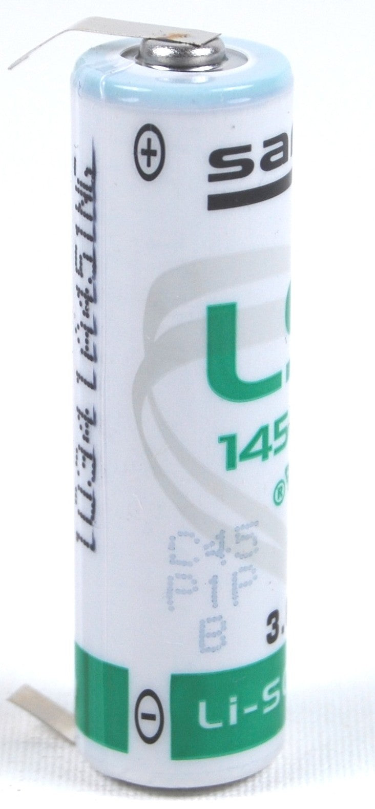 Saft Lithium Rundzelle LS14500 LF-U mit 3,6 V und 2,6 Ah