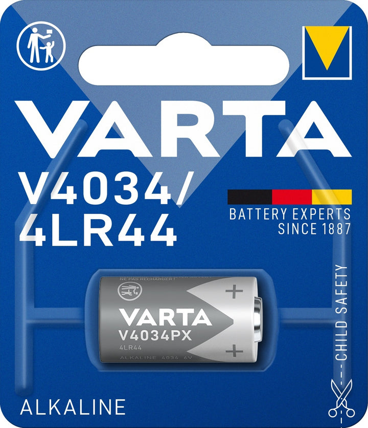 Varta Alkaline Spezialbatterie V28PXA / 4LR44 6 V