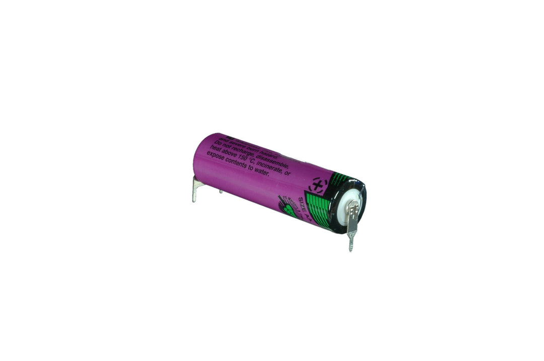 Tadiran SL-560PT Hochtemperatur Lithium Batterie AA mit 3,6 V und 1,7 Ah, mit Pins +1/-2