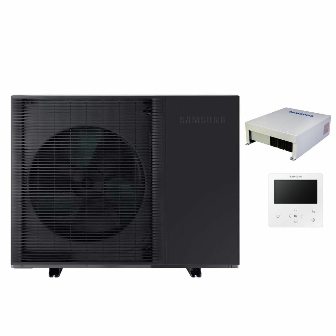 Samsung EHS Mono HT Quiet – Luft-Wasser-Wärmepumpe (Monoblock), 8 kW, R32, A++, Wechselstrom