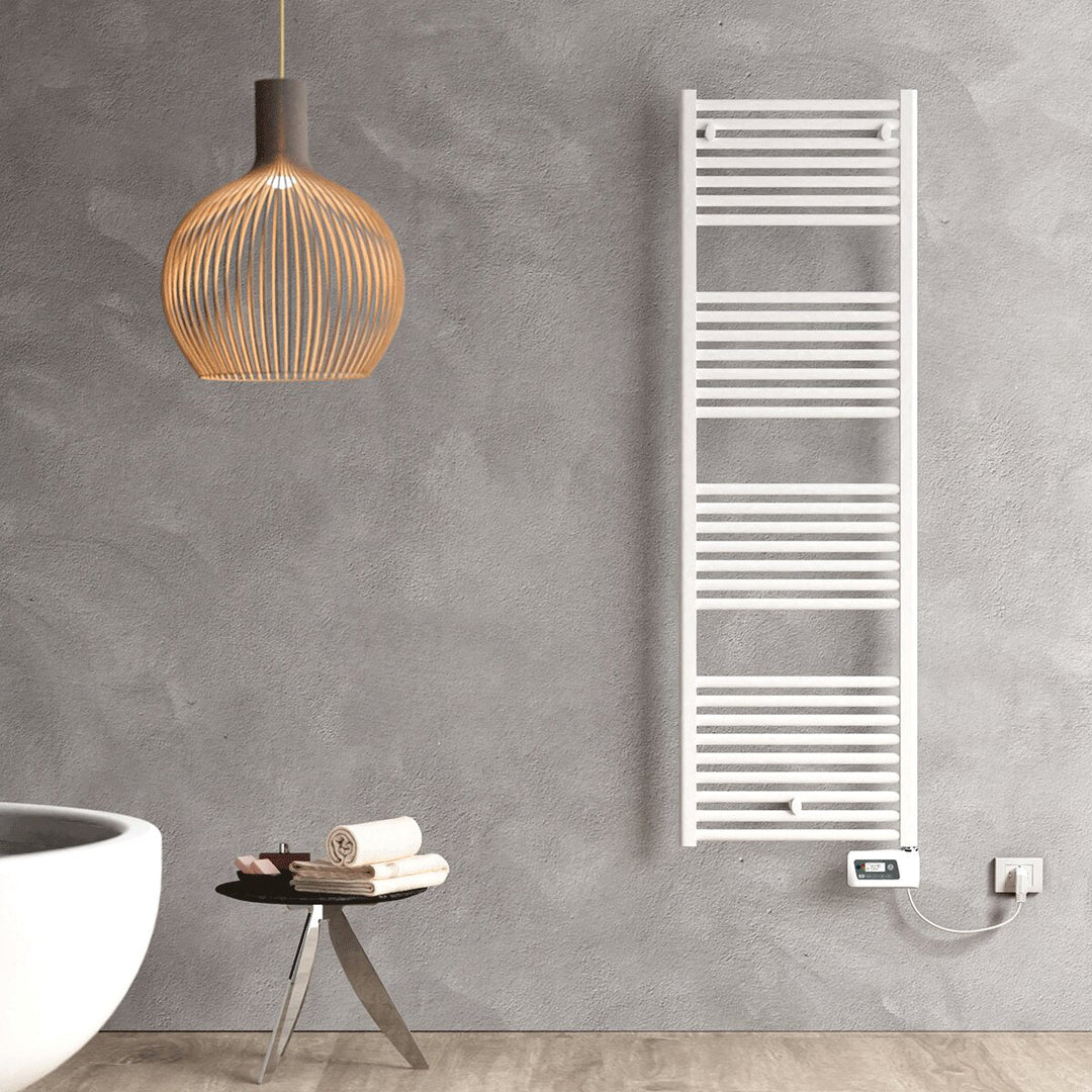 Cordivari Termoarredo scaldasalviette elettrico Lisa 22 500x1160 aus Stahl Weiß 600 W – Bad-Handtuchheizkörper