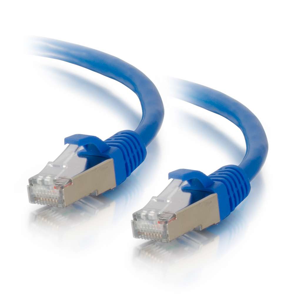 C2G 30m CAT6A SHIELDED Patchkabel Blau