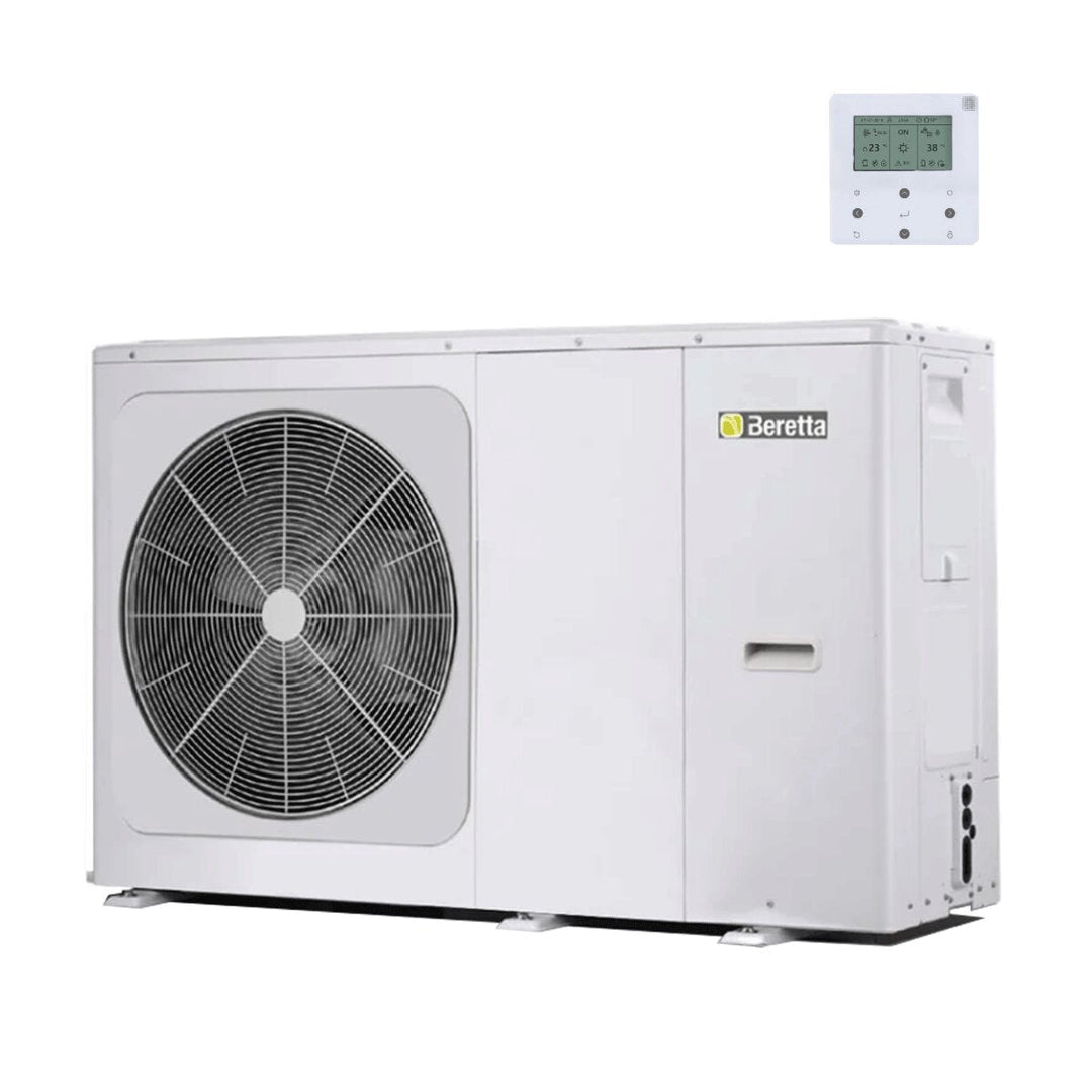 Beretta Hydro Unit M – Luft-Wasser-Wärmepumpe (Monoblock), 8 kW, R32, A++, Wechselstrom
