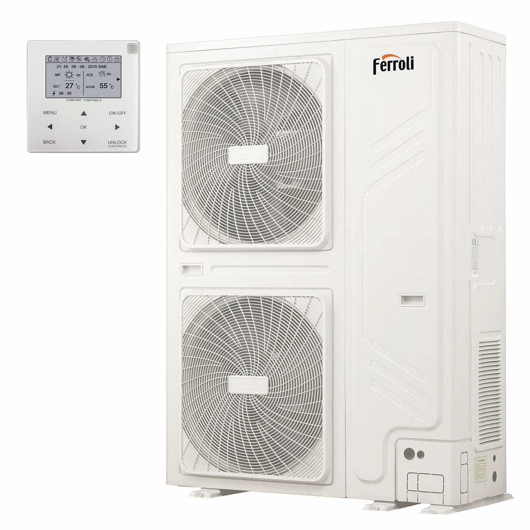 Ferroli Omnia M 3.2 – Luft-Wasser-Wärmepumpe (Monoblock), 22 kW, R32, A++, Drehstrom
