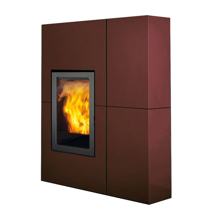 Edilkamin Blade2 12 Up bordeaux – Pelletofen, 12 kW, WLAN, Bordeaux