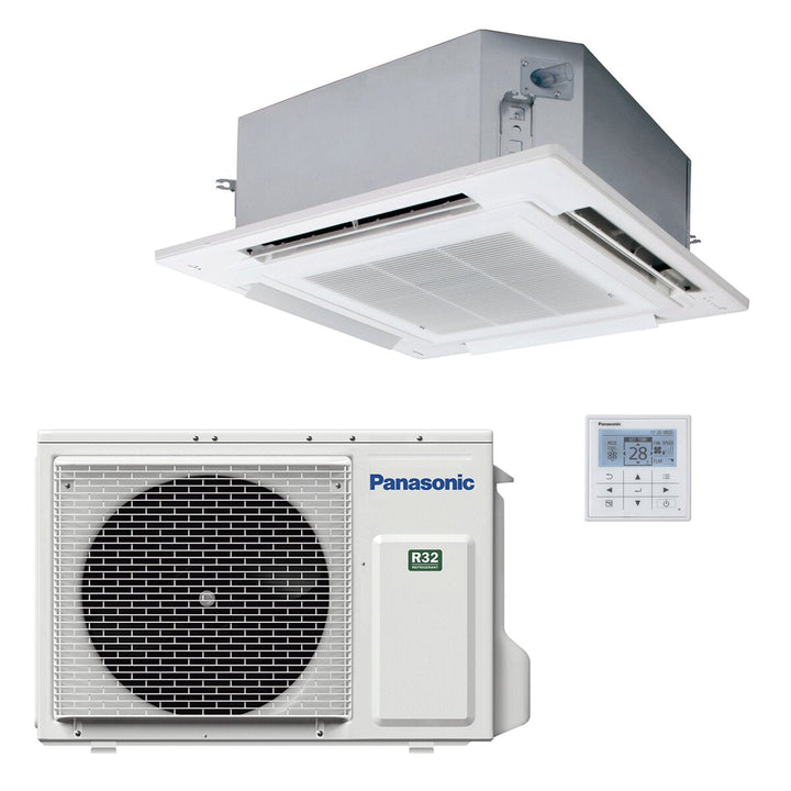 Panasonic Kassettengerät 4-Wege PACi NX Standard 21000 BTU – Split-Klimagerät, 6/6 kW, R32, A++/A++