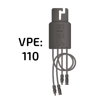 BRC Solar Kabel Ein: 0,15m, Aus: 1,2m, MC4, 110x Power Optimizer M600-M