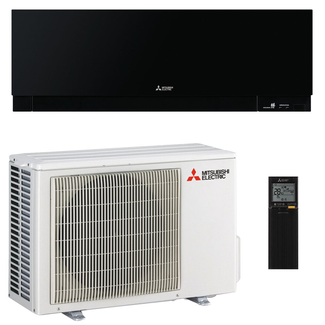 Mitsubishi Electric Kirigamine Zen MSZ-EF 9000 BTU – Split-Klimagerät, 2,5/3,2 kW, R32, A+++/A++, WLAN, Schwarz