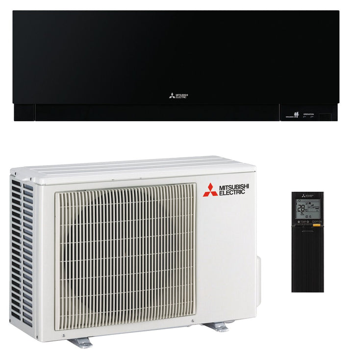 Mitsubishi Electric Kirigamine Zen MSZ-EF 9000 BTU – Split-Klimagerät, 2,5/3,2 kW, R32, A+++/A++, WLAN, Schwarz