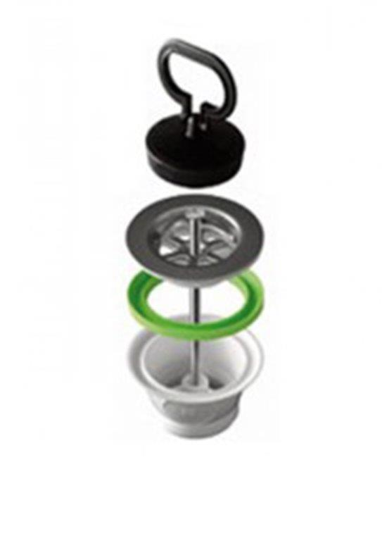 OMP Tea Spülenablauf Edelstahl 1 1/2"
