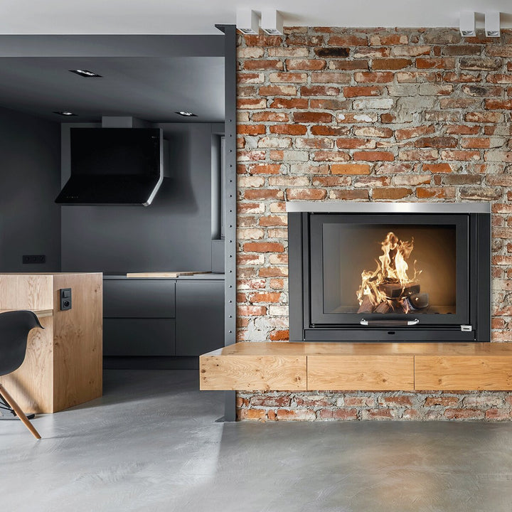 Klover TKR 27 – Holz-Heizkamin (wasserführend), 21 kW