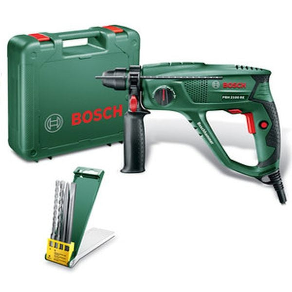 Bosch Abbruchhammer 550W PBH 2100 RE + BOHRER-SET 94274