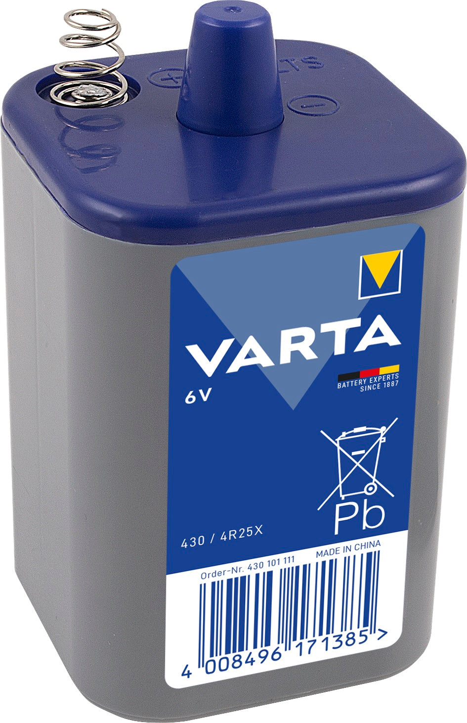 Varta Longlife Zink-Kohle Batterie 430 / 4R25 6V