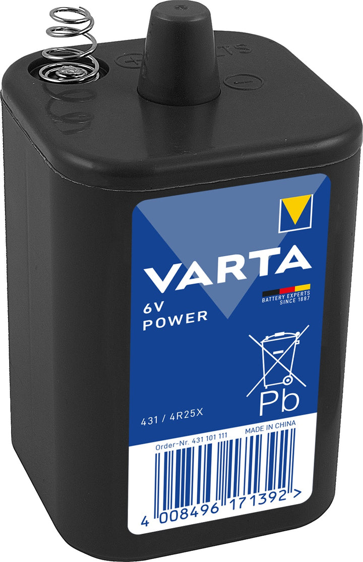 Varta Longlife Zink-Luft Batterie 431 / 4R25X 6V