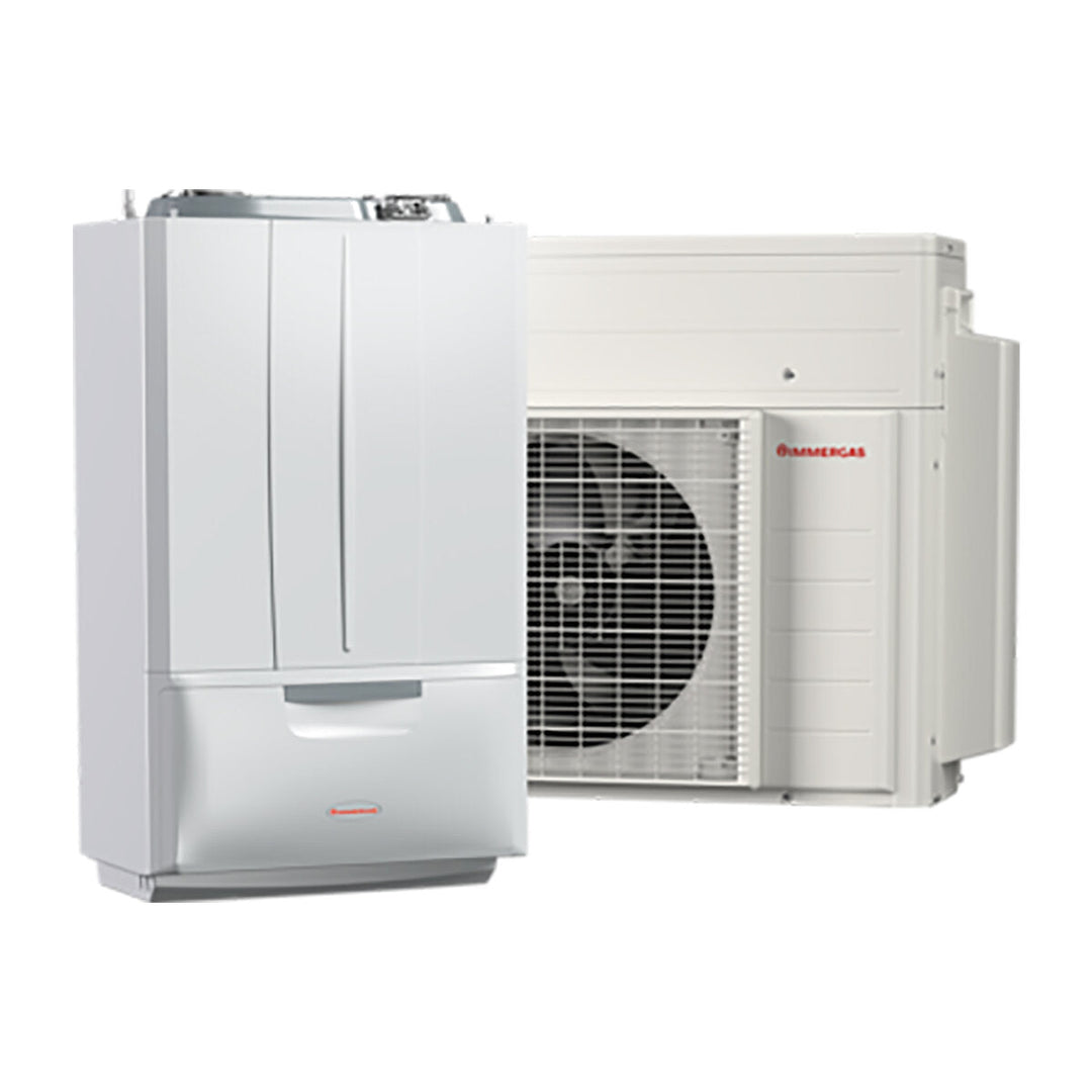 Immergas Victrix Hybrid Flüssiggas – Hybridheizsystem (Gas-Brennwertkessel + Wärmepumpe), 4 kW, Flüssiggas