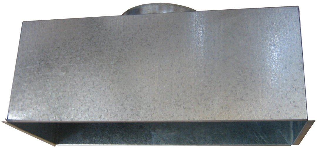 Escoclima Plenum-Anschlusskasten mit Gitter-Montagerahmen, Stutzen hinten 400x300x200 mm Ø 150 mm RM99682
