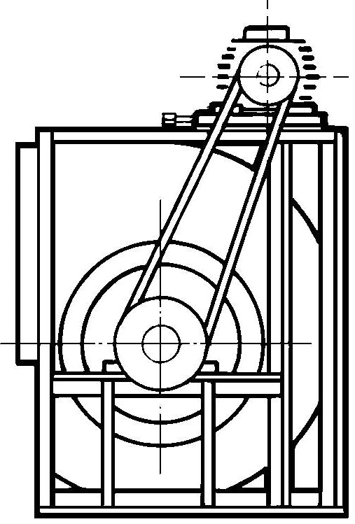 Mundofan Radialventilator mit Riemenantrieb, einseitig saugend CUBIK verstärkt 30/28 7,5 PS 5,5 kW CV03436