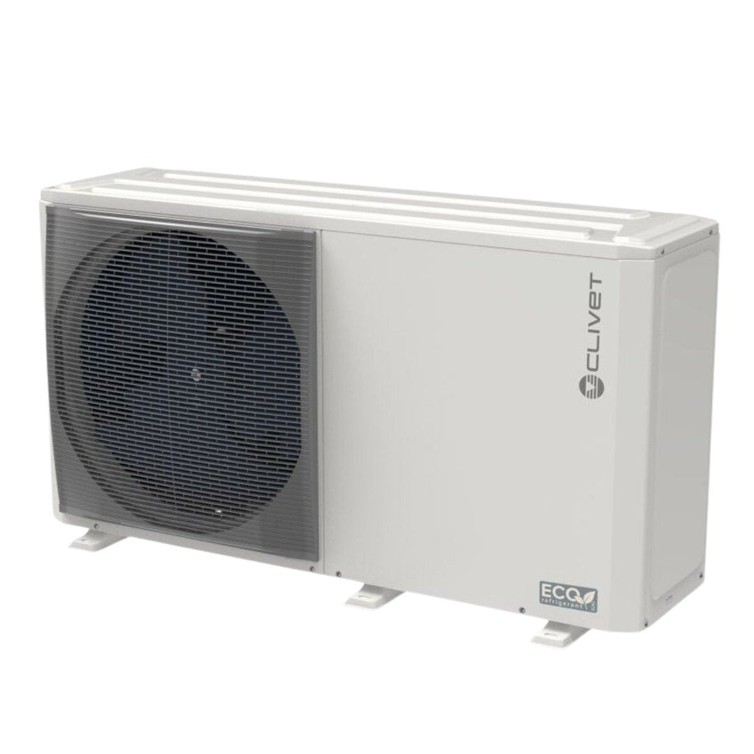 Clivet Edge F – Luft-Wasser-Wärmepumpe (Monoblock), 10 kW, R290, A+++, Wechselstrom, WLAN