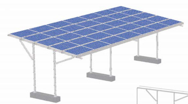 A2 Single Row Carport A2 Single Row Carport - Art. 3447