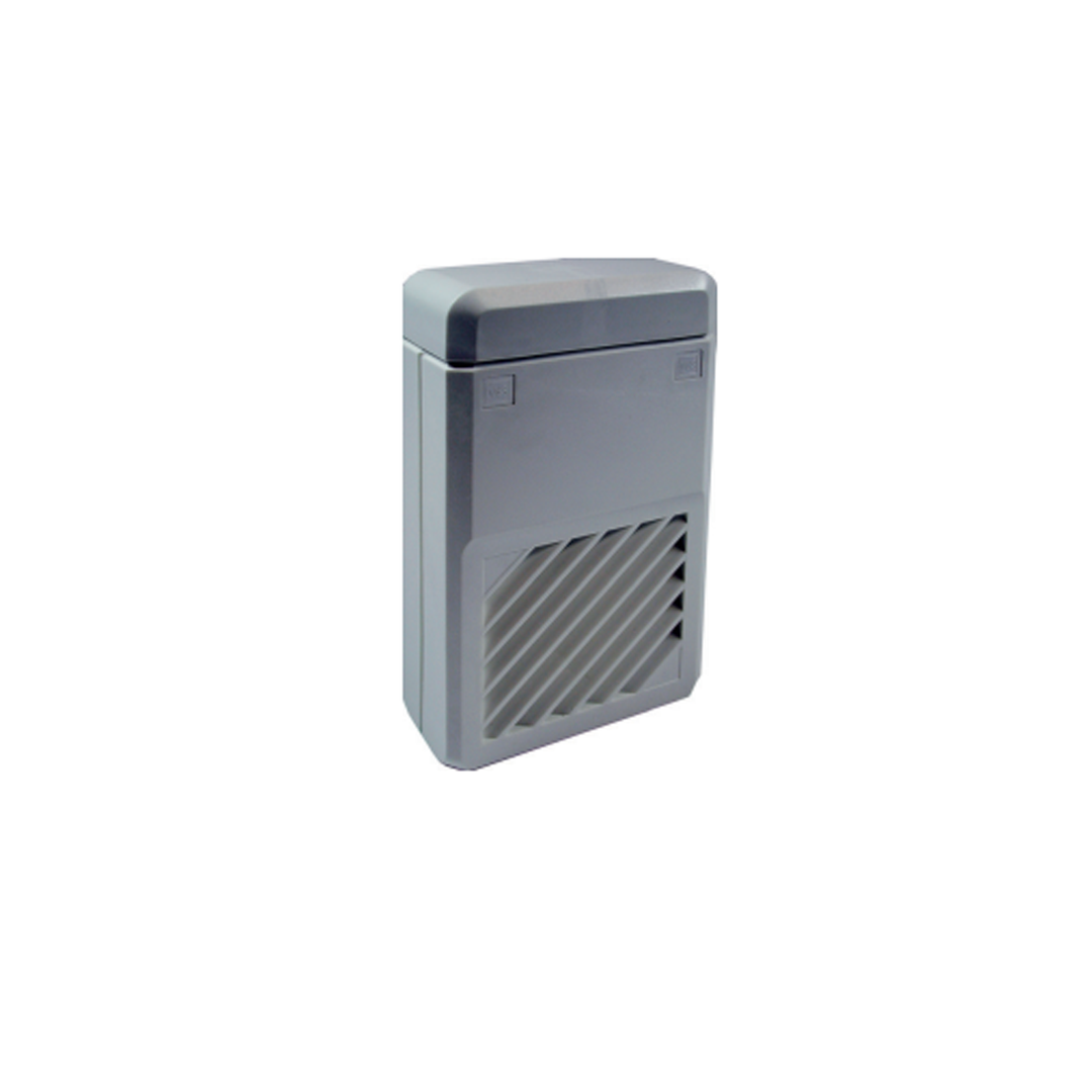 ABI-Sicherheitssysteme Akustischer Extern-Signalgeber m. Tong. - Kunststoffgehäuse, silber - Art. 31600425