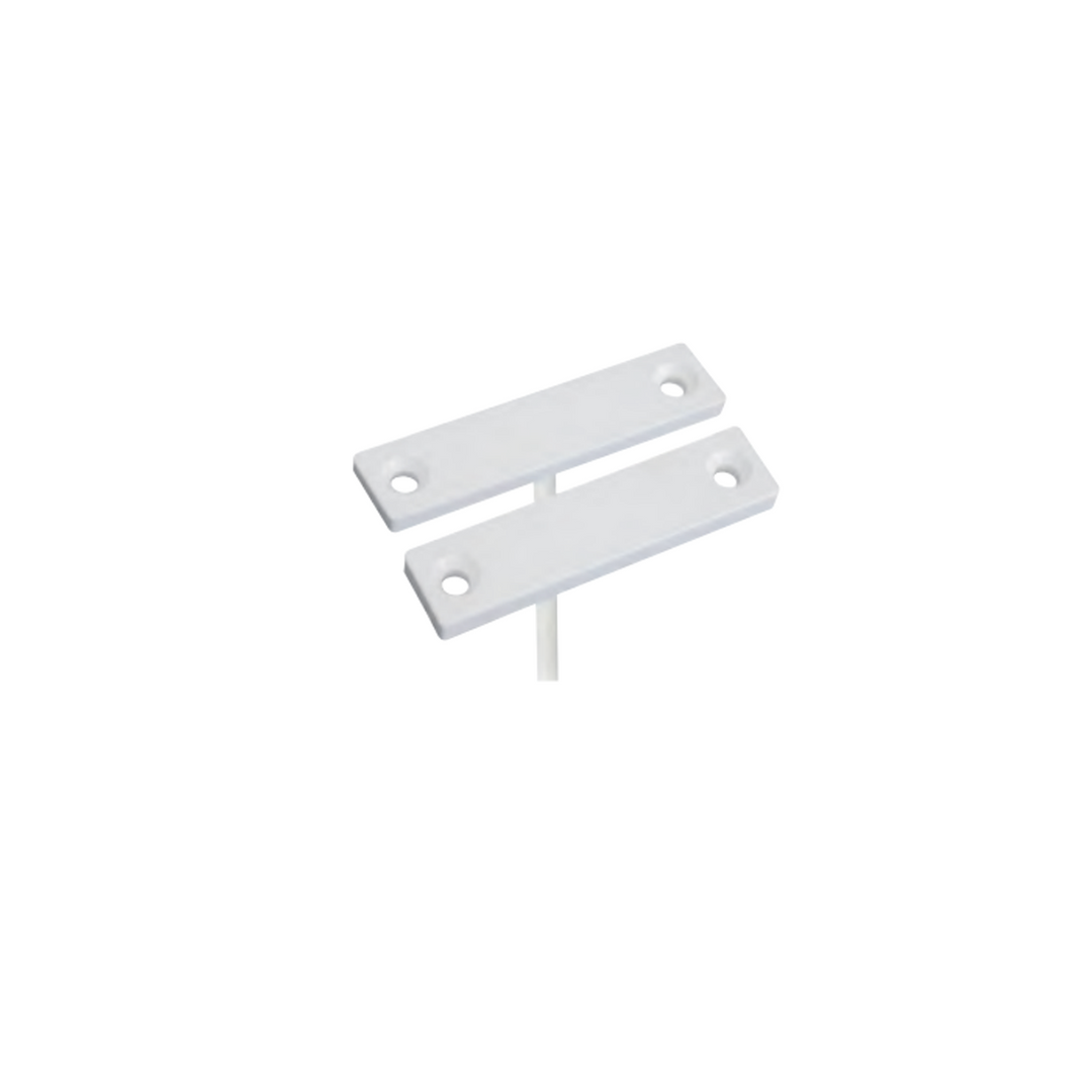 ABI-Sicherheitssysteme Aufbaumagnetkont.,flache Ausf.,MC 740-5 - Kabelabgang seitlich,VdS B,weiß,5m Kabel - Art. 21269010